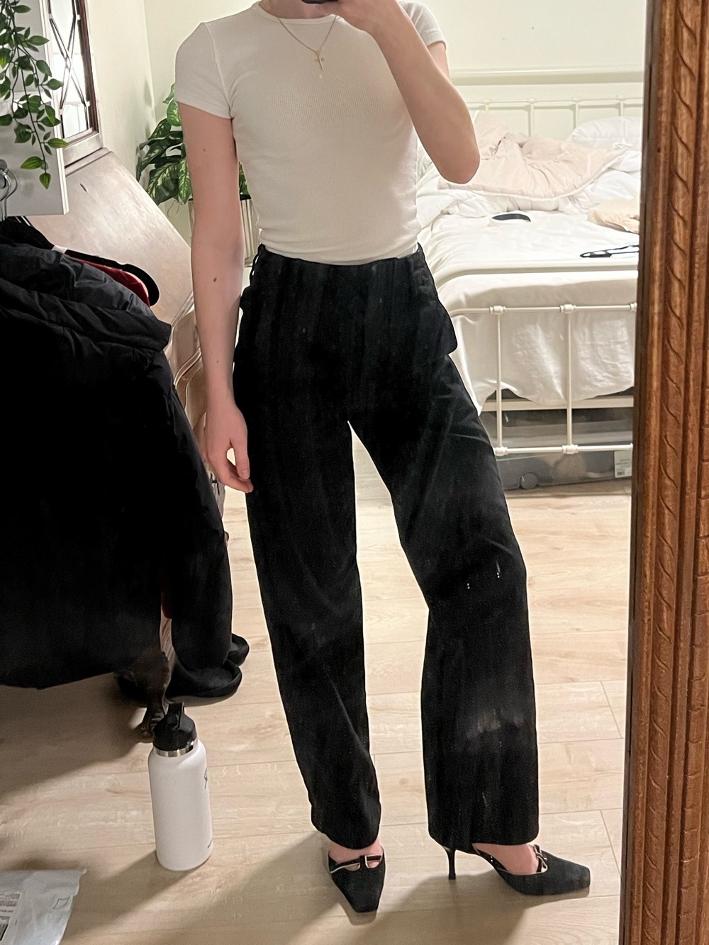 Aritzia Wilfred Ascendant wide leg pants